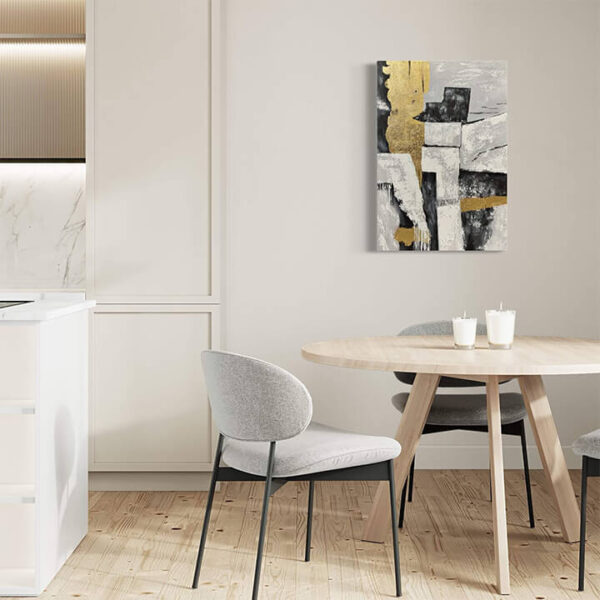 Hand Painted Abstract Canvas Art – Stretched