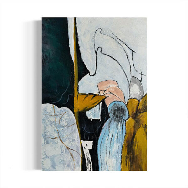 Hand Painted Abstract Canvas Art