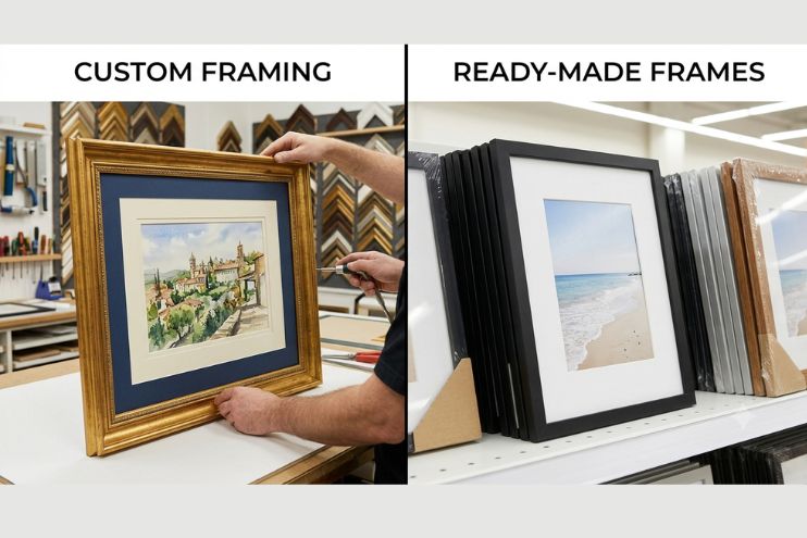 Custom Framing vs Ready-Made Frames